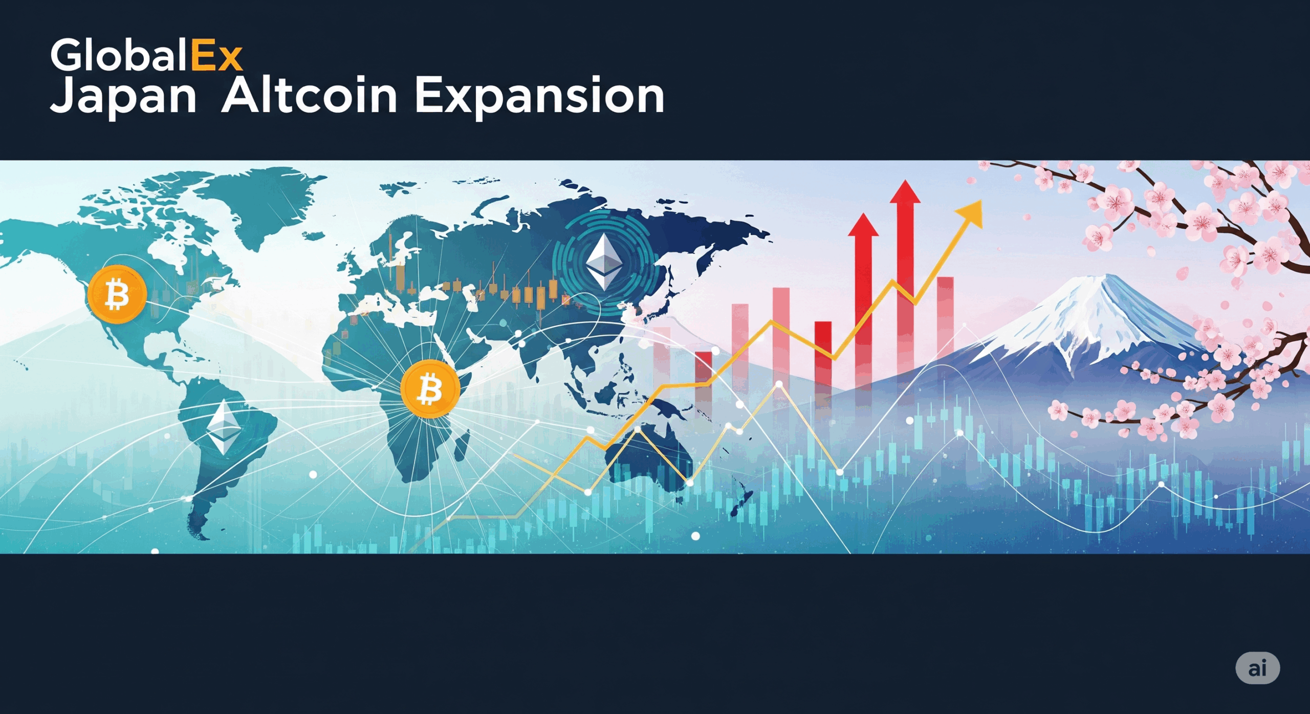 大手取引所「GlobalEx」、日本市場での新規アルトコイン上場を加速:ユーザー基盤拡大へ Gemini_Generated_Image_bk1x9hbk1x9hbk1x