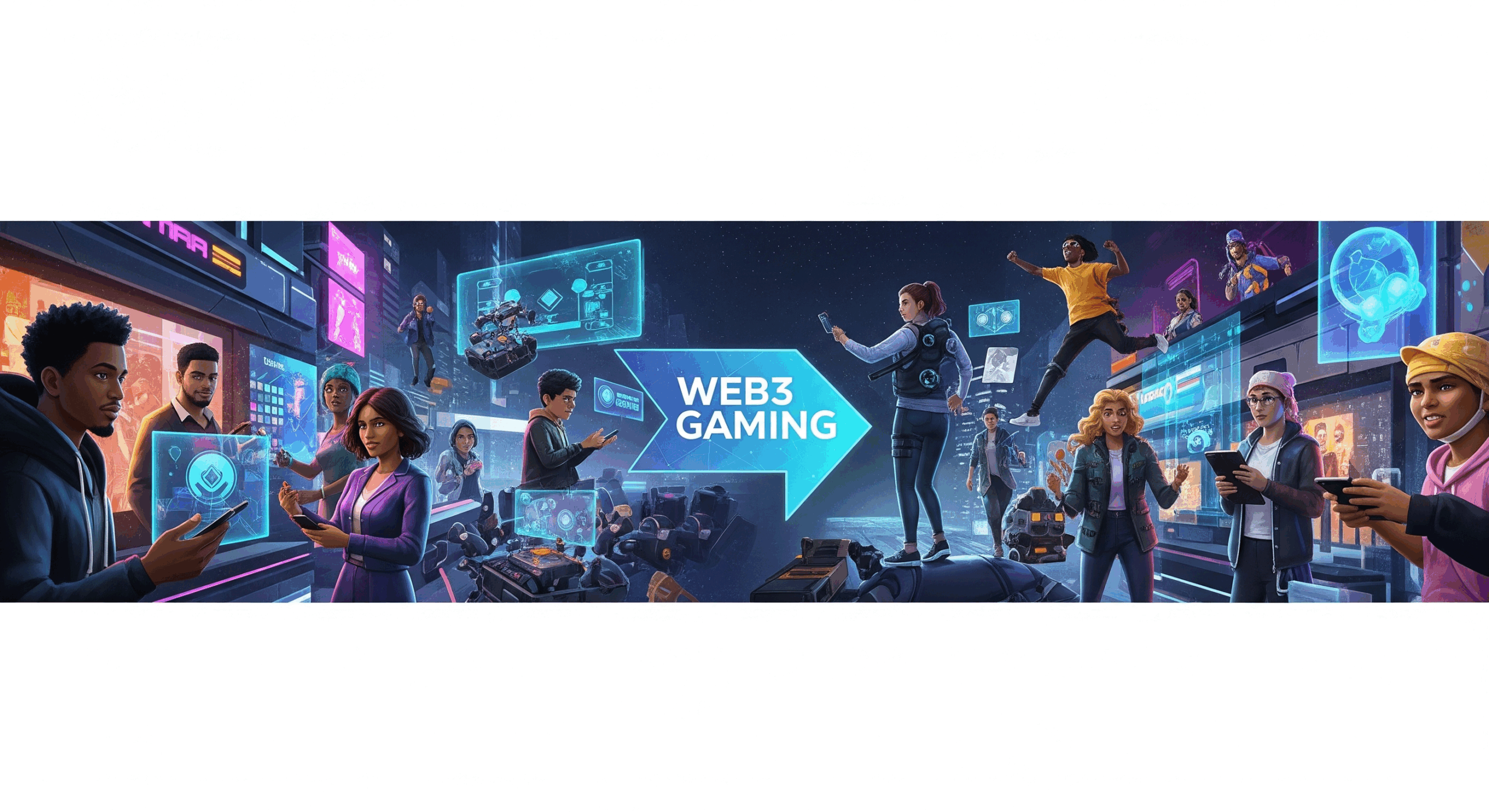 Web3ゲームの進化とマスアダプションへの挑戦:ゲーム業界の未来を再構築するGameFi Gemini_Generated_Image_w0gqfew0gqfew0gq